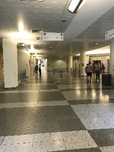 коридор клиники Шарите Берлин